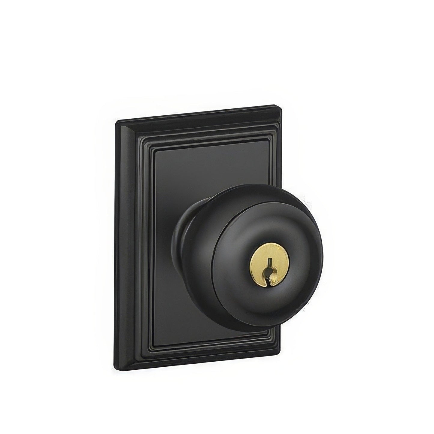 Schlage F51A-GEO-ADD F-Series Georgian Keyed Entry Door Knob.