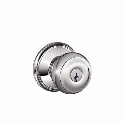 Schlage F51A-GEO F-Series Georgian Single Cylinder Panic Proof Keyed Entry Door Knob.