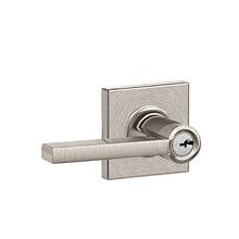 Schlage F51ALAT-COL Latitude with Collins Rose Keyed Entry Door Lever.