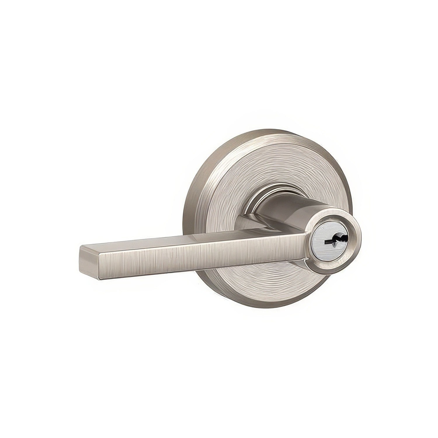 Schlage F51ALAT-GSN Latitude with Greyson Rose Keyed Entry Door Lever