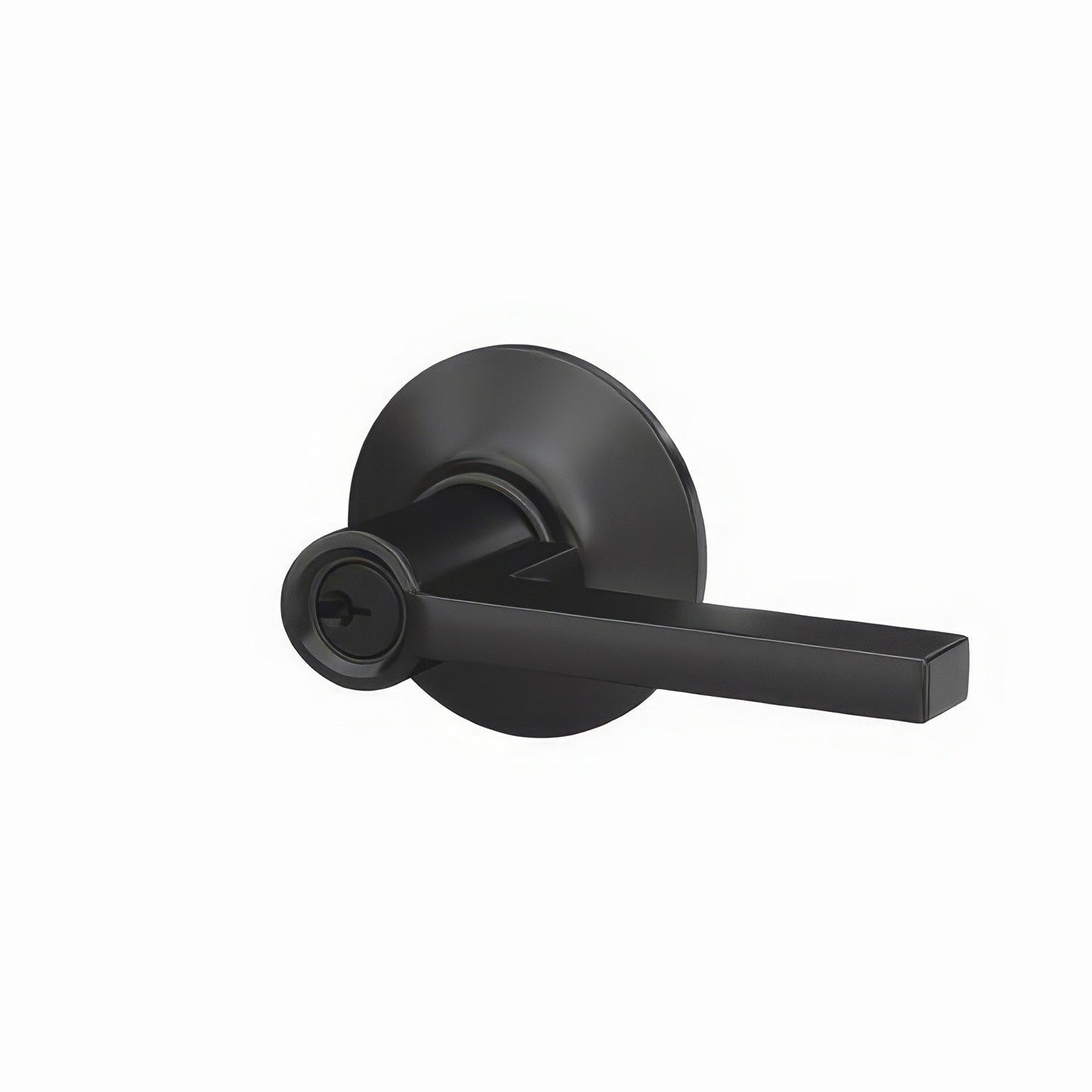 Schlage F51A-LAT F-Series Latitude Single Cylinder Keyed Entry Door Lever.
