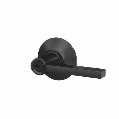 Schlage F51A-LAT F-Series Latitude Single Cylinder Keyed Entry Door Lever.