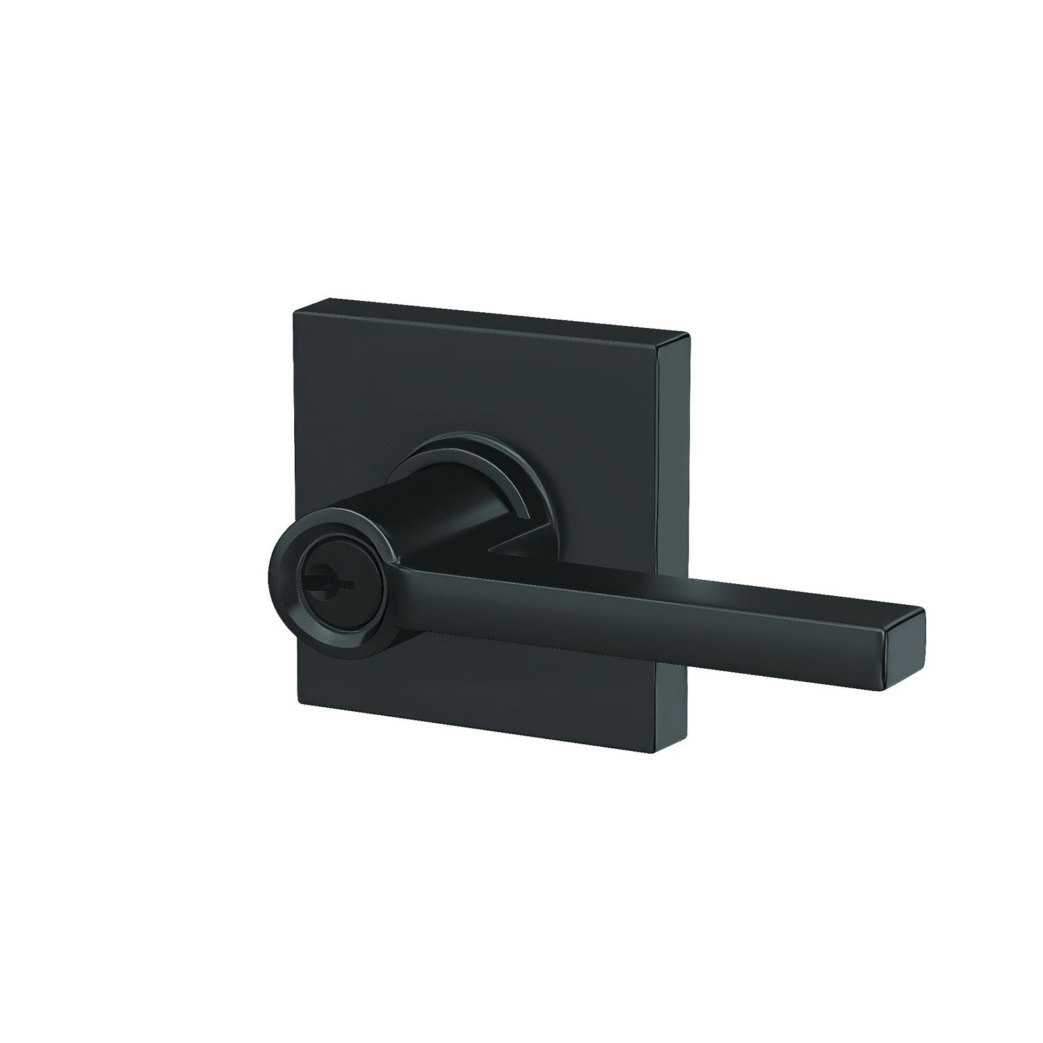 Schlage F51ALAT-COL Latitude with Collins Rose Keyed Entry Door Lever