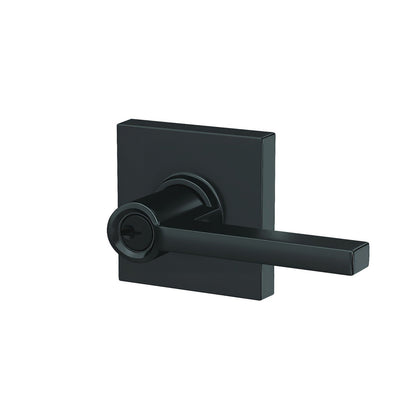 Schlage F51ALAT-COL Latitude with Collins Rose Keyed Entry Door Lever