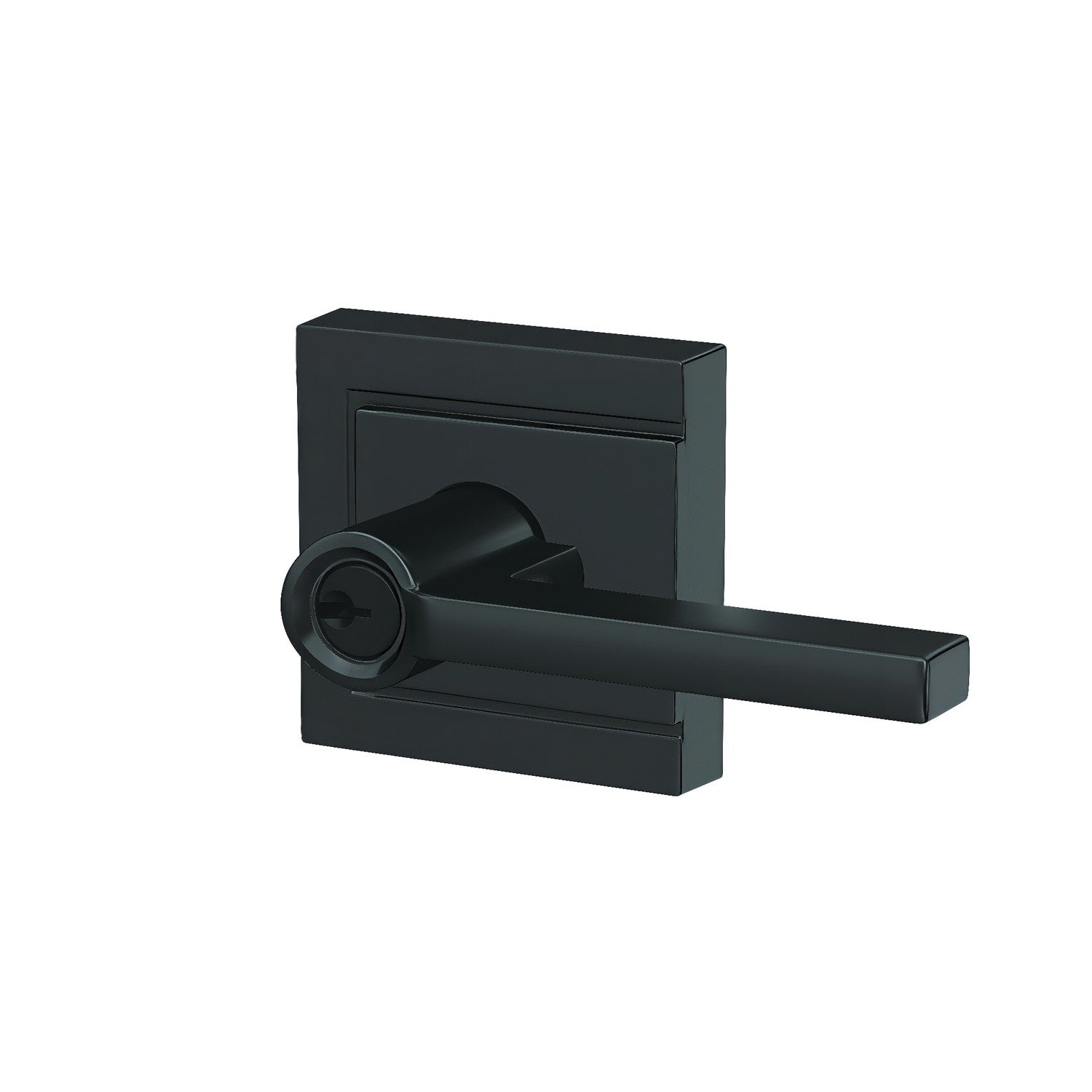 Schlage F51ALAT-ULD Latitude with Upland Rose Keyed Entry Door Lever