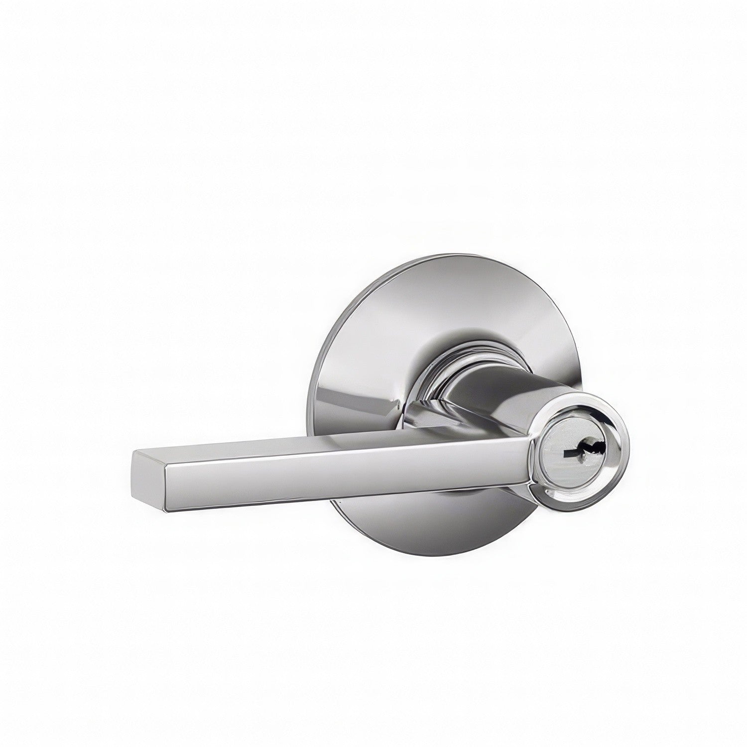 Schlage F51A-LAT F-Series Latitude Single Cylinder Keyed Entry Door Lever.