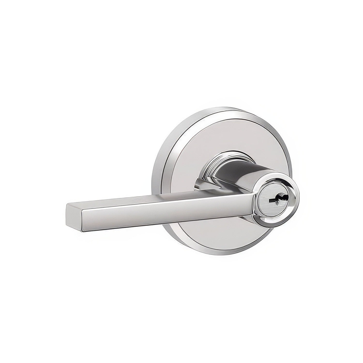 Schlage F51ALAT-GSN Latitude with Greyson Rose Keyed Entry Door Lever