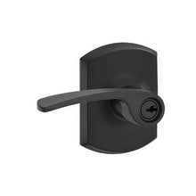 Schlage F51AMER-GRW Merano with Greenwich Rose Keyed Entry Door Lever.