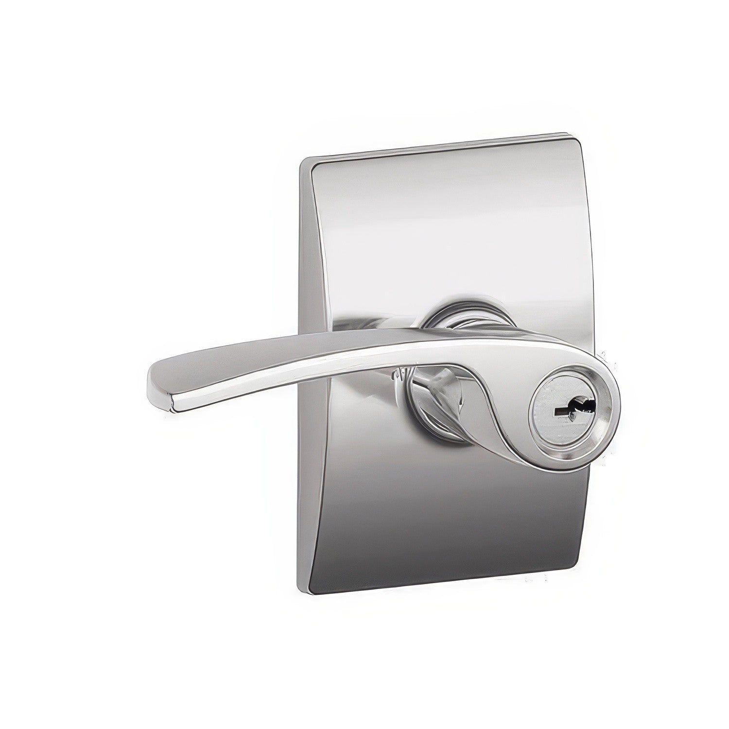 Schlage F51A-MER-CEN Merano Keyed Entry Door Lever.