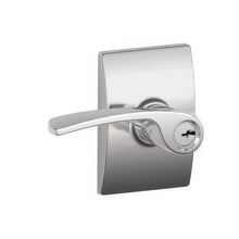 Schlage F51A-MER-CEN Merano Keyed Entry Door Lever.