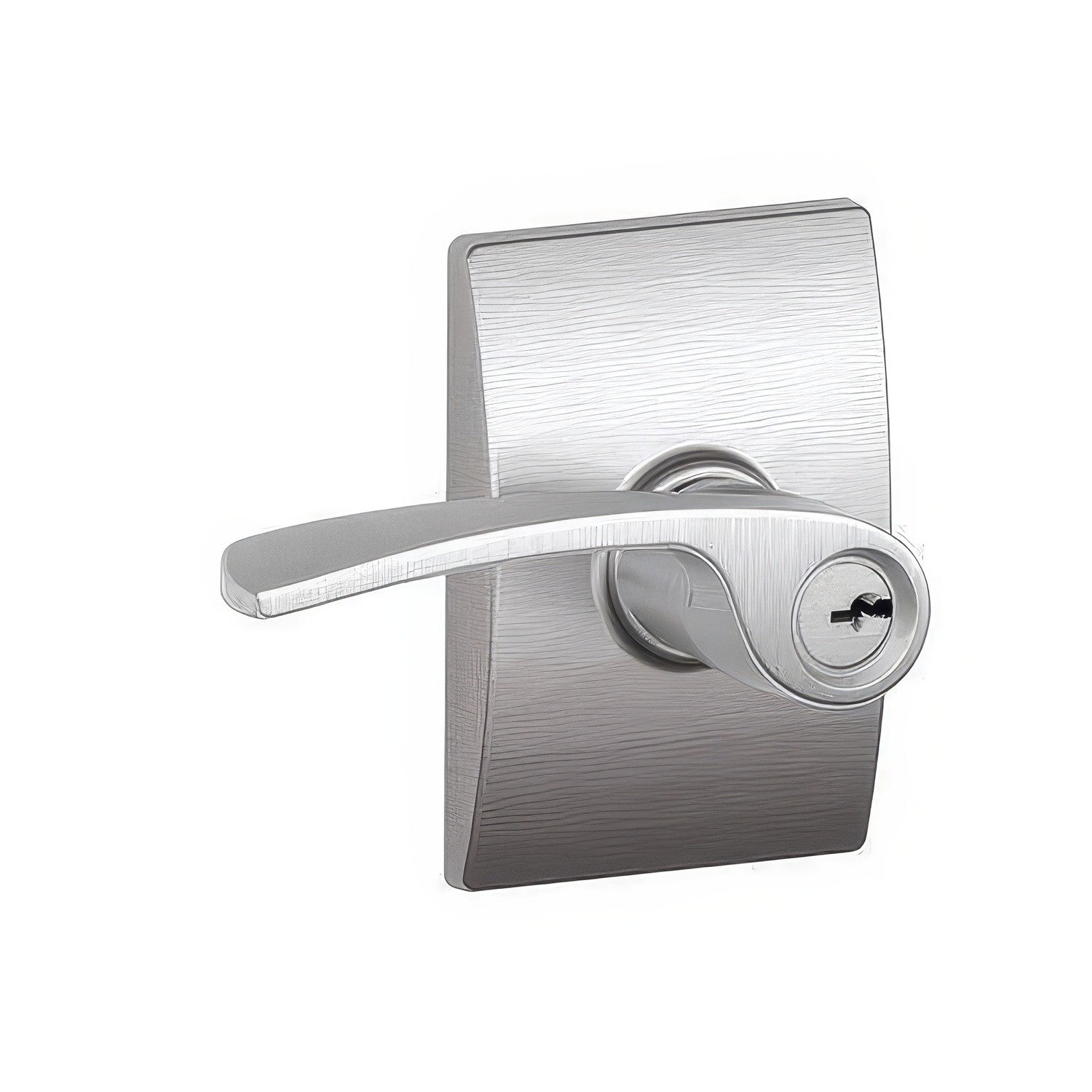 Schlage F51A-MER-CEN Merano Keyed Entry Door Lever.