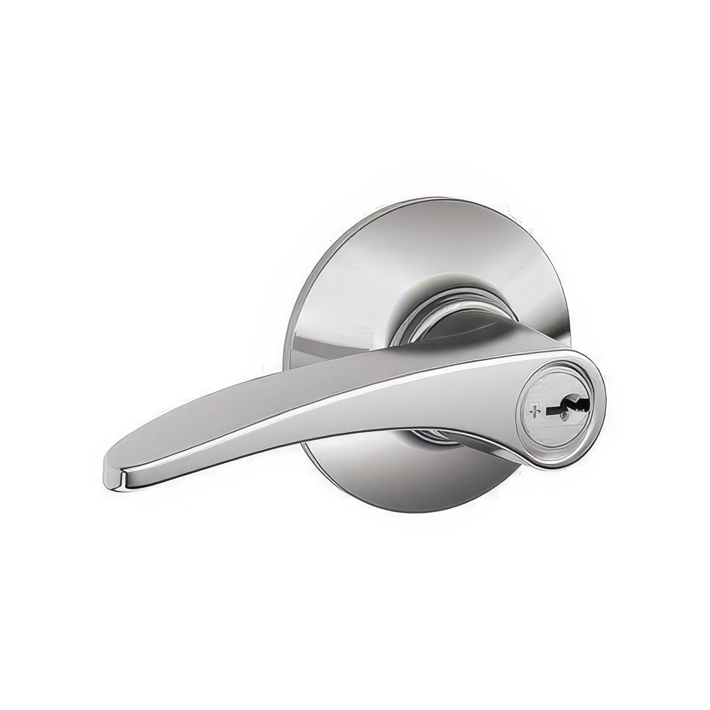 Schlage F51A-MNH F-Series Manhattan Panic Proof Keyed Entry Door Lever.