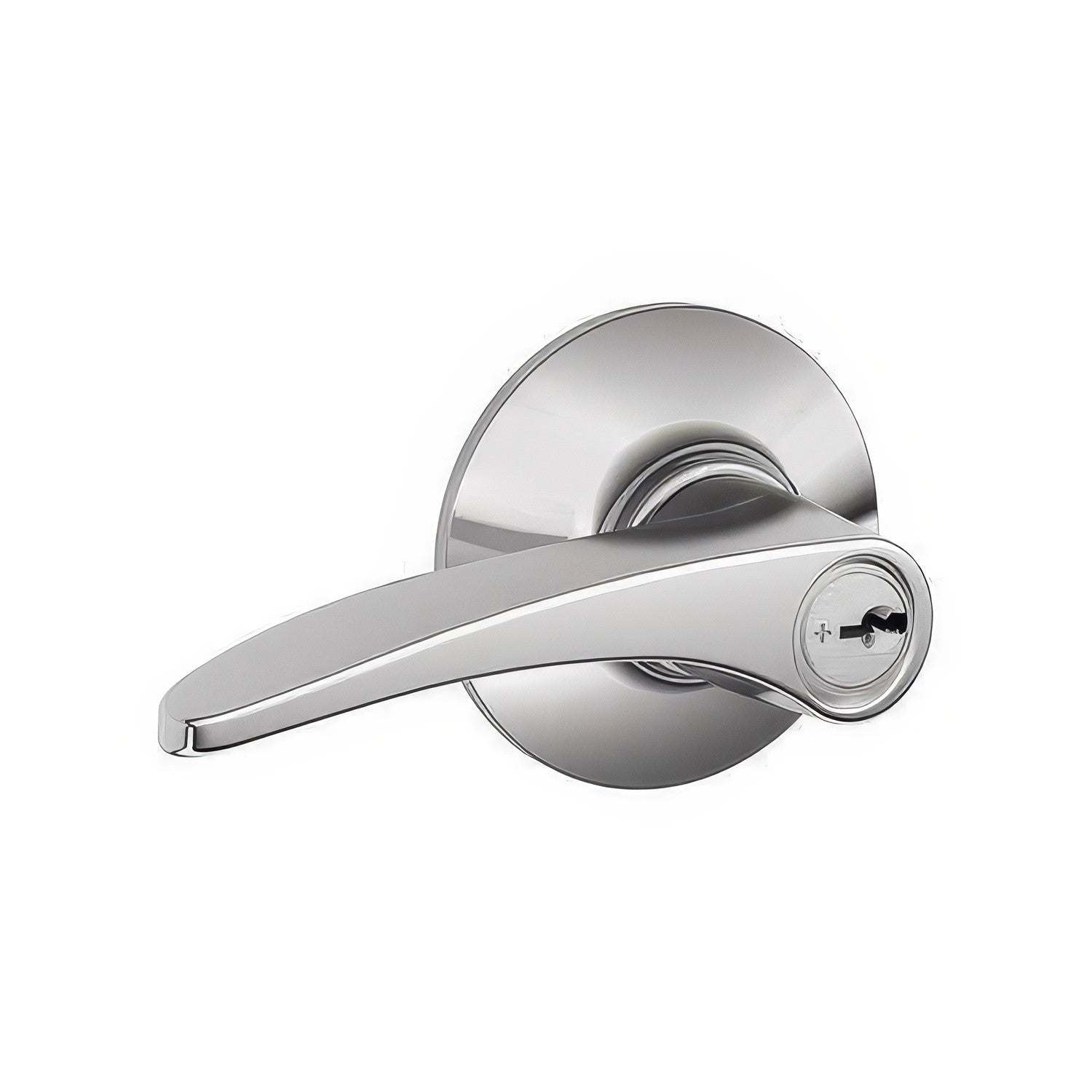 Schlage F51A-MNH F-Series Manhattan Panic Proof Keyed Entry Door Lever.