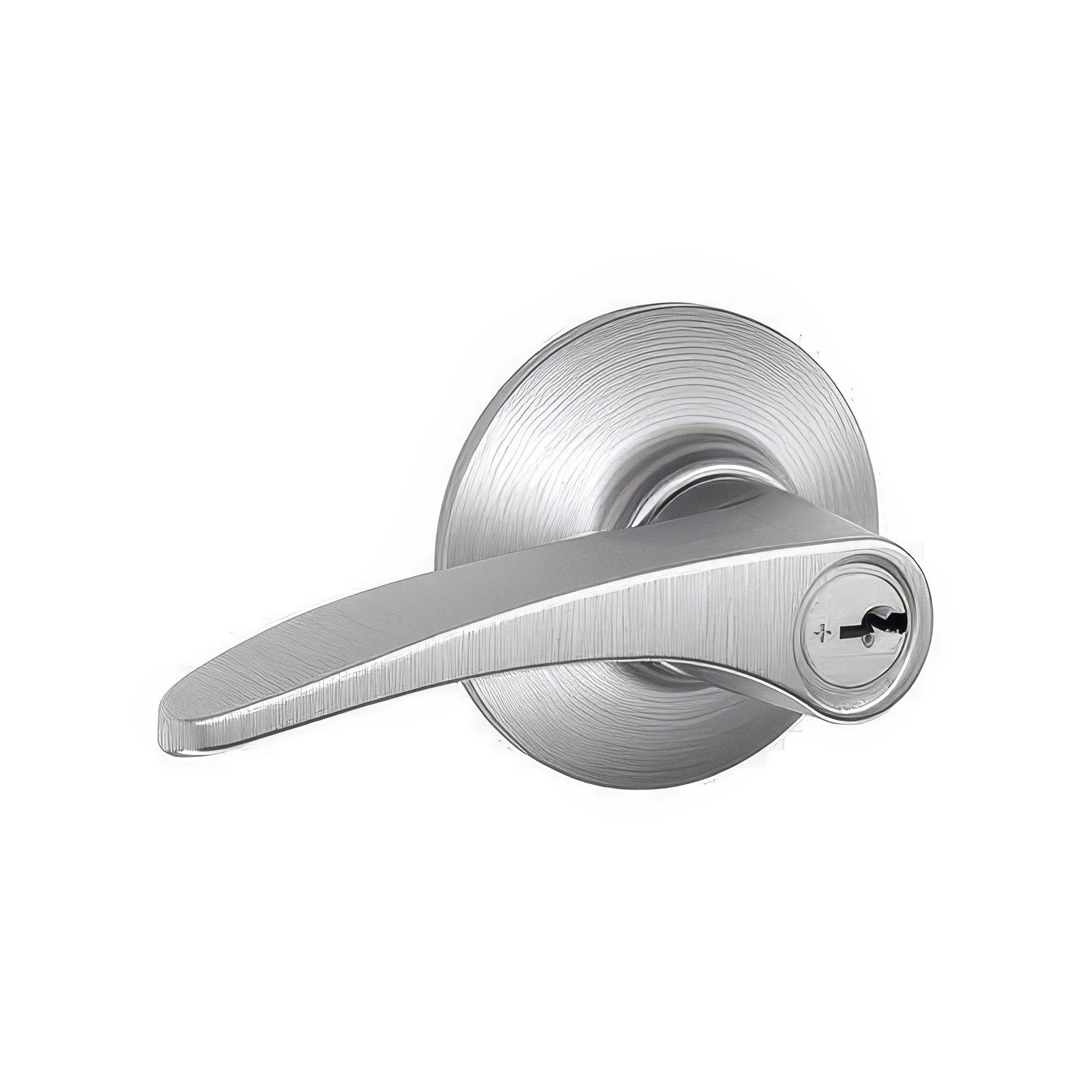 Schlage F51A-MNH F-Series Manhattan Panic Proof Keyed Entry Door Lever.