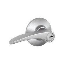 Schlage F51A-MNH F-Series Manhattan Panic Proof Keyed Entry Door Lever.