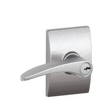 Schlage F51A-MNH-CEN F-Series Manhattan Keyed Entry Door Lever.