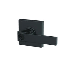 Schlage F51ANBK-COL Northbrook Lever with Collins Rose Keyed Entry