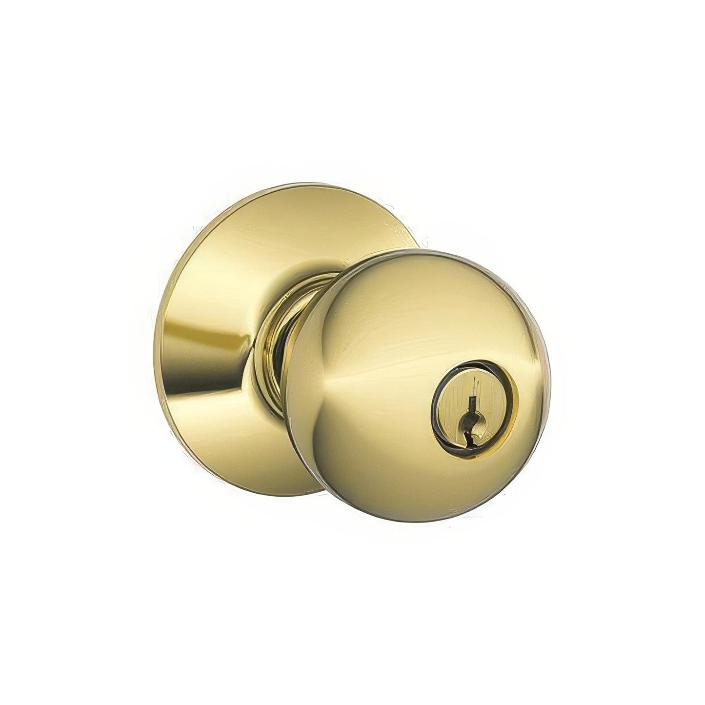 Schlage F51A-ORB F-Series Orbit Single Cylinder Panic Proof Keyed Entry Door Knob.