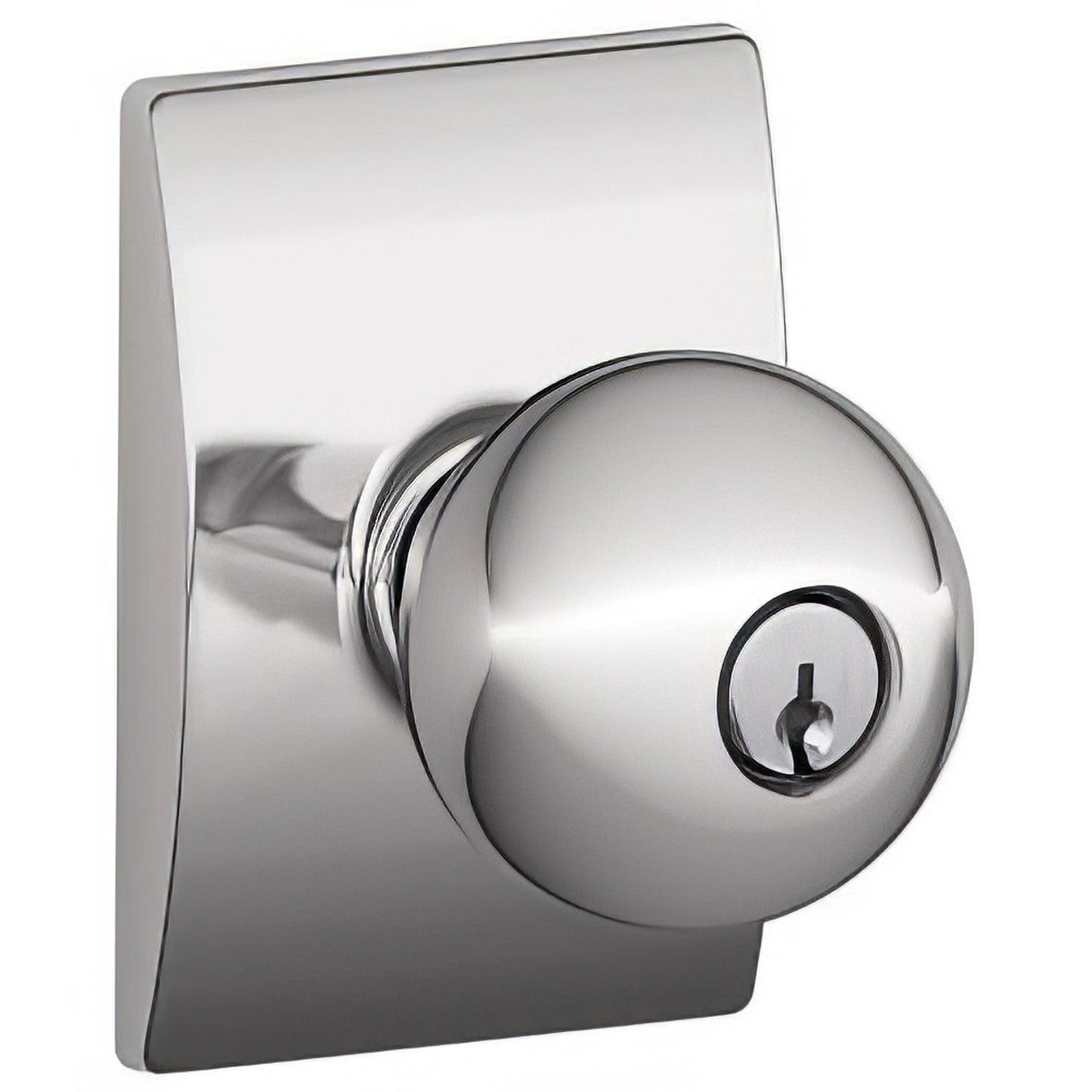 Schlage F51A-ORB-CEN F-Series Orbit Keyed Entry Door Knob.
