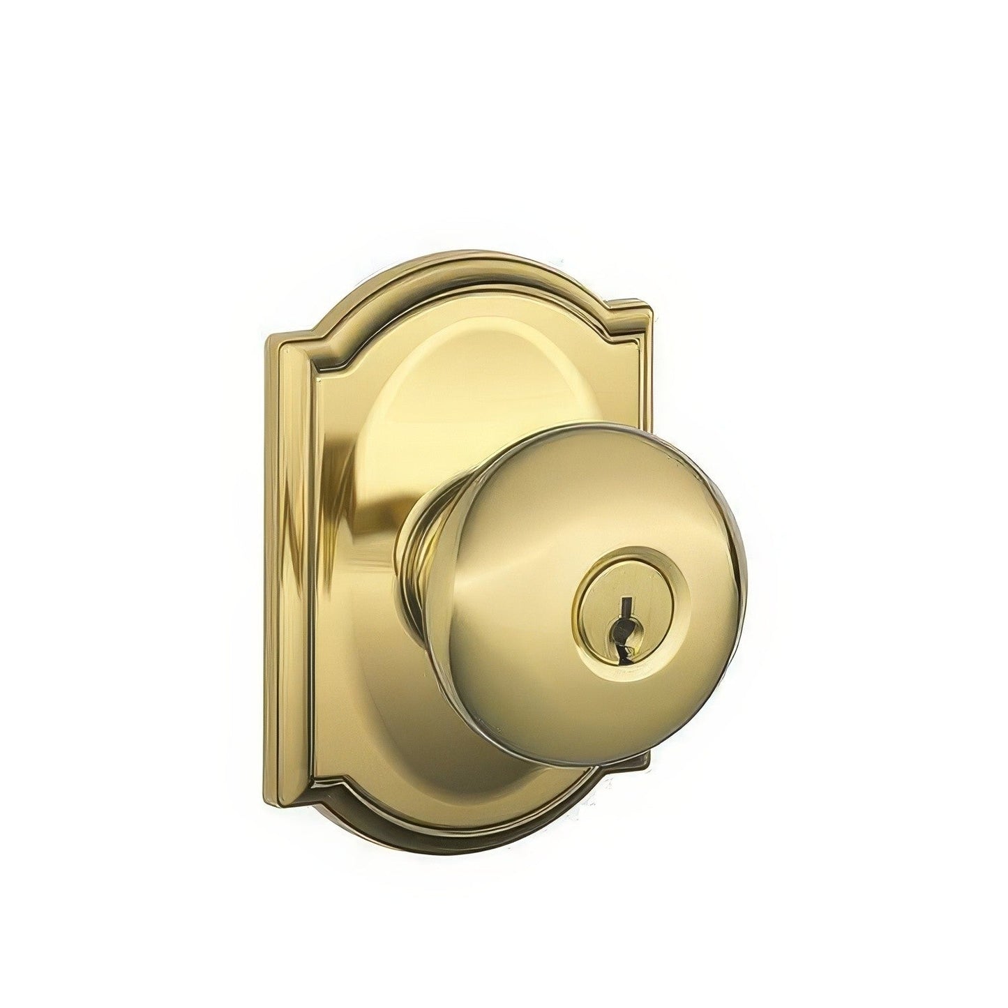 Schlage F51A-PLY-CAM F-Series Plymouth Keyed Entry Door Knob.