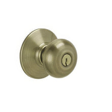 Schlage F51A-PLY F-Series Plymouth Single Cylinder Keyed Entrance Lock Door Knob.