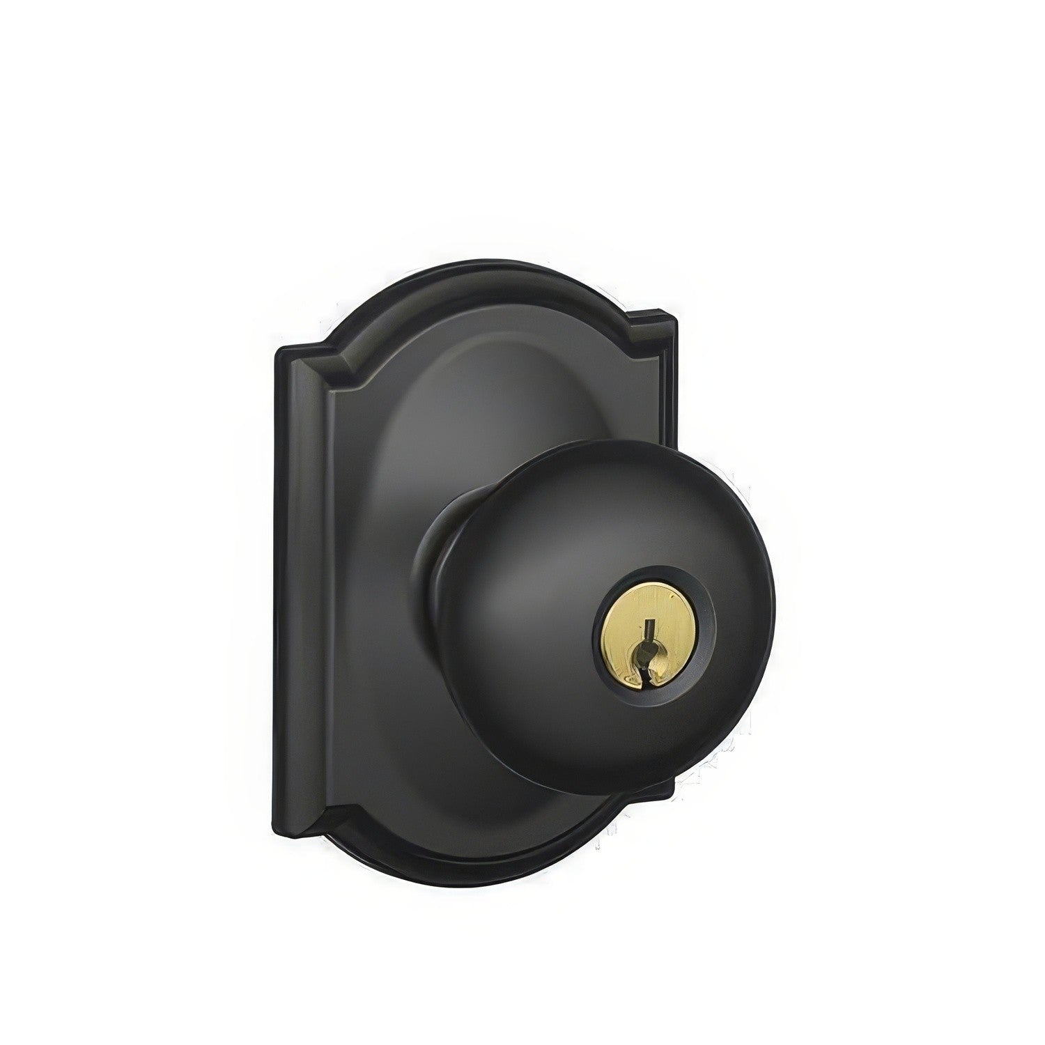 Schlage F51A-PLY-CAM F-Series Plymouth Keyed Entry Door Knob.