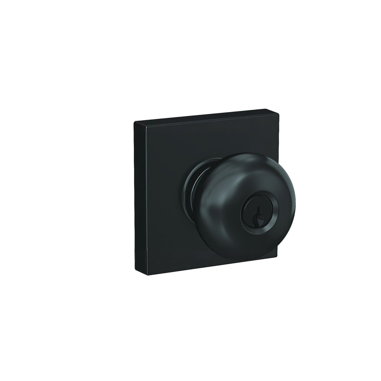 Schlage F51APLY-COL Plymouth with Collins Rose Keyed Entry Door Knob.