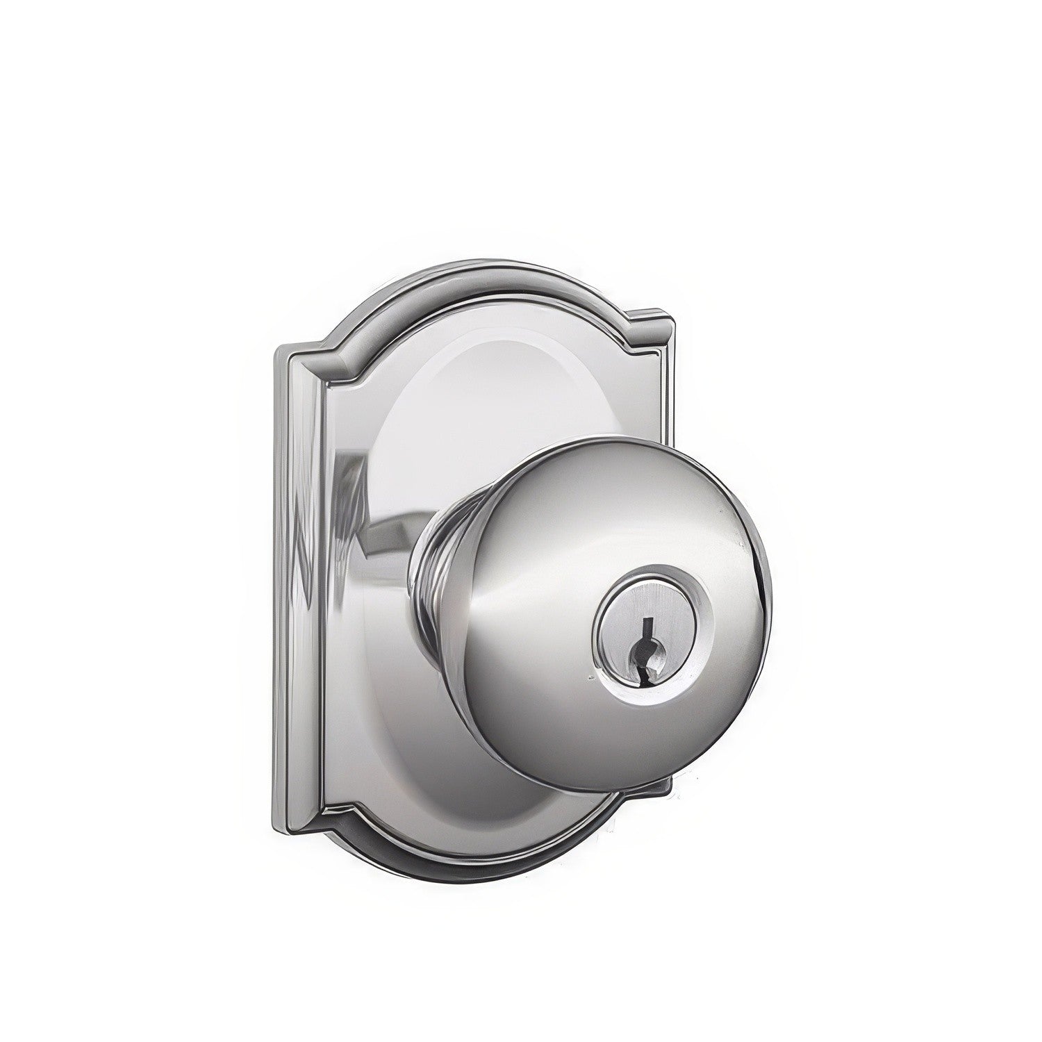 Schlage F51A-PLY-CAM F-Series Plymouth Keyed Entry Door Knob.