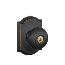 Schlage F51A-PLY-CAM F-Series Plymouth Keyed Entry Door Knob.