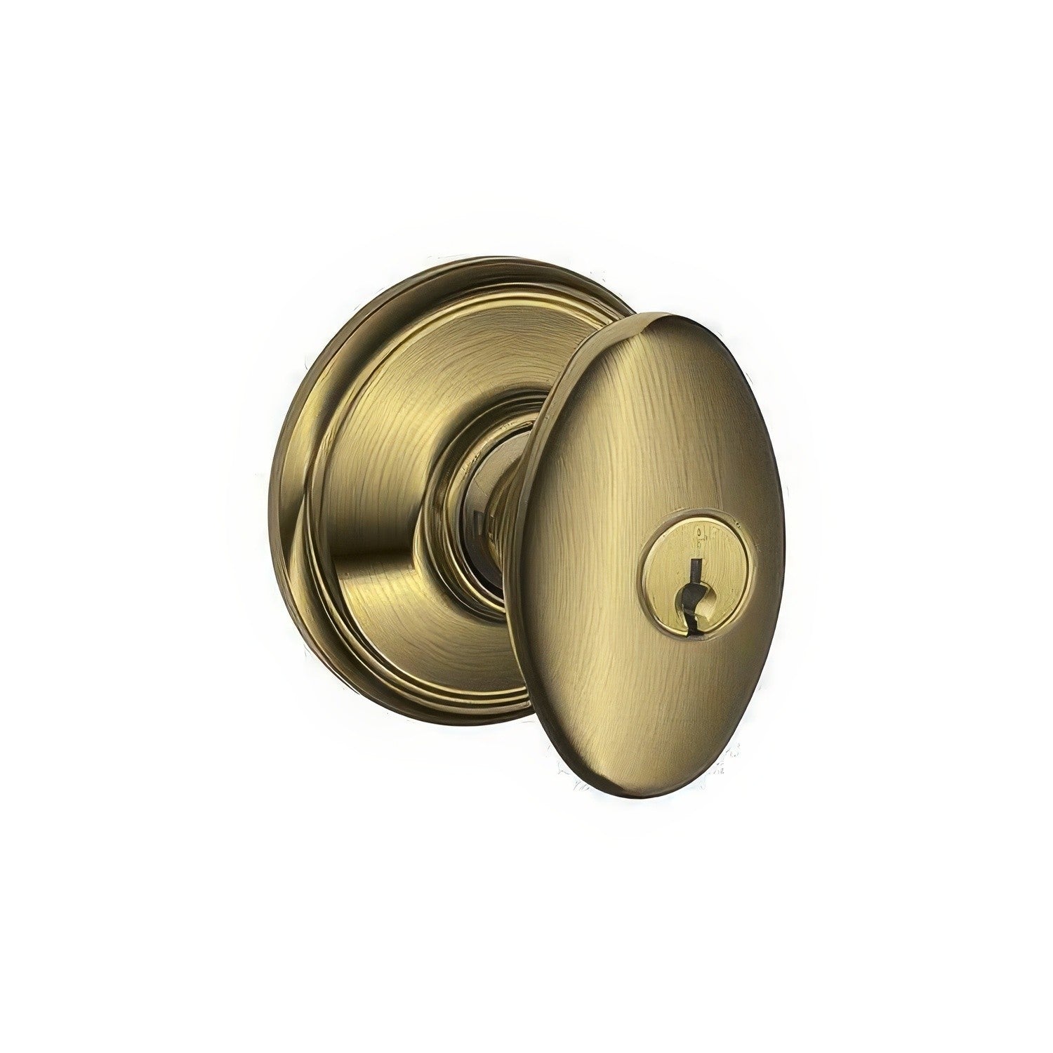 Schlage F51A-SIE F-Series Siena Single Cylinder Panic Proof Keyed Entry Door Knob.