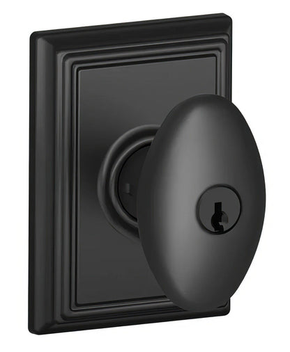 Schlage F51ASIE-ADD Siena with Addison Rose Keyed Entry Door Knob.