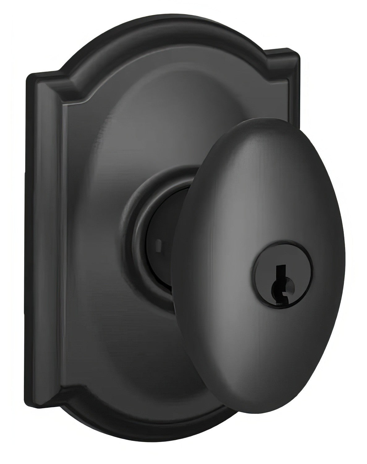 Schlage F51ASIE-CAM Siena with Camelot Rose Keyed Entry Door Knob