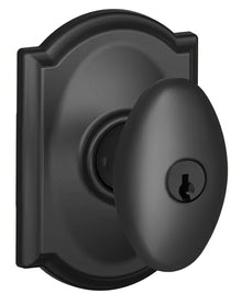 Schlage F51ASIE-CAM Siena with Camelot Rose Keyed Entry Door Knob