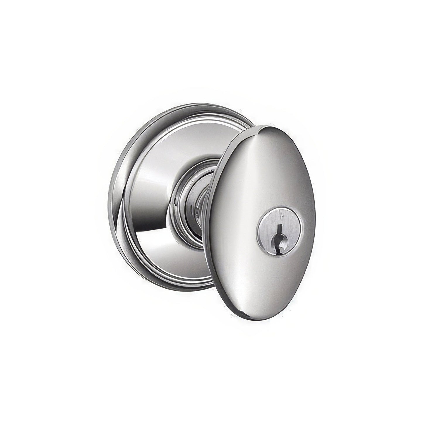 Schlage F51A-SIE F-Series Siena Single Cylinder Panic Proof Keyed Entry Door Knob.