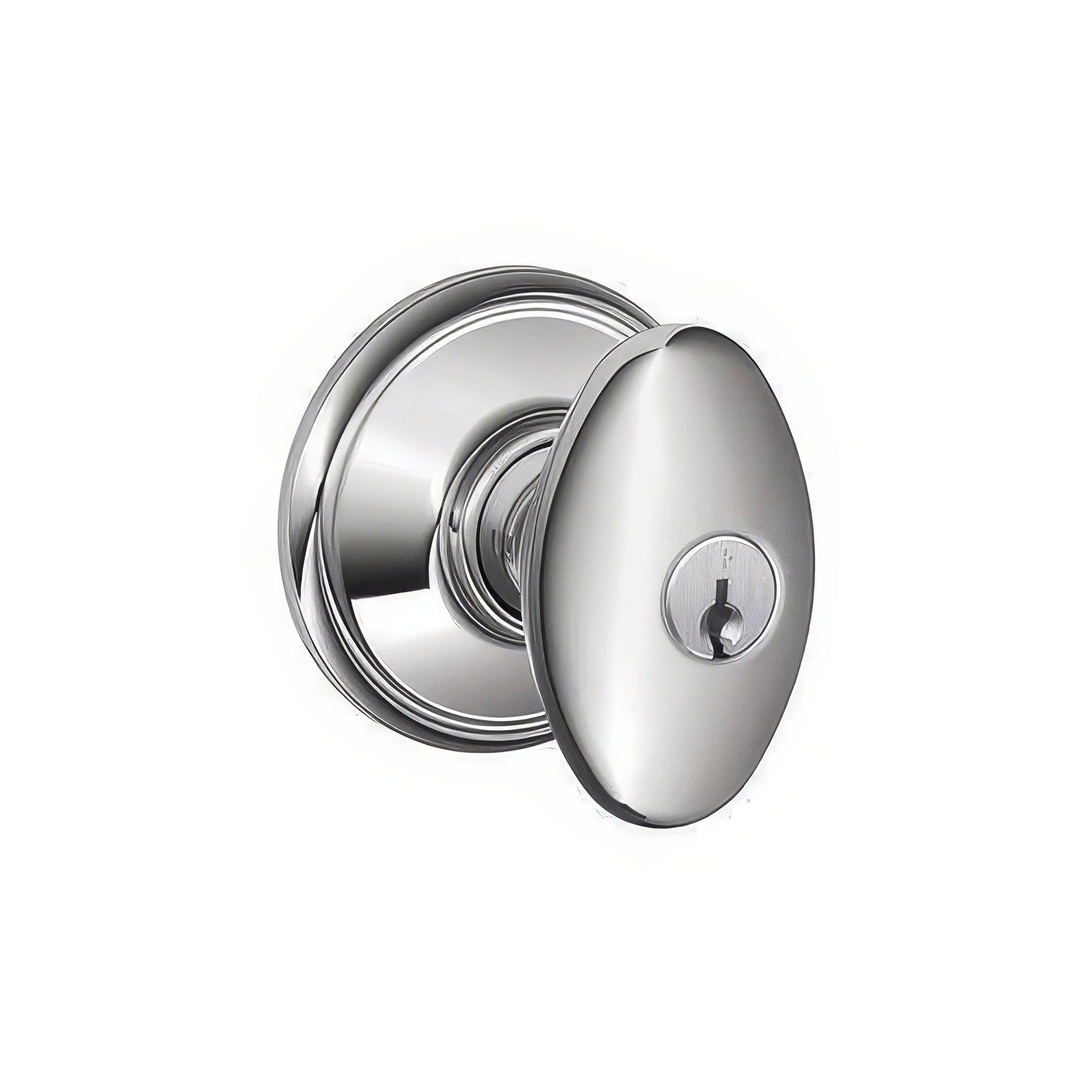 Schlage F51A-SIE F-Series Siena Single Cylinder Panic Proof Keyed Entry Door Knob.