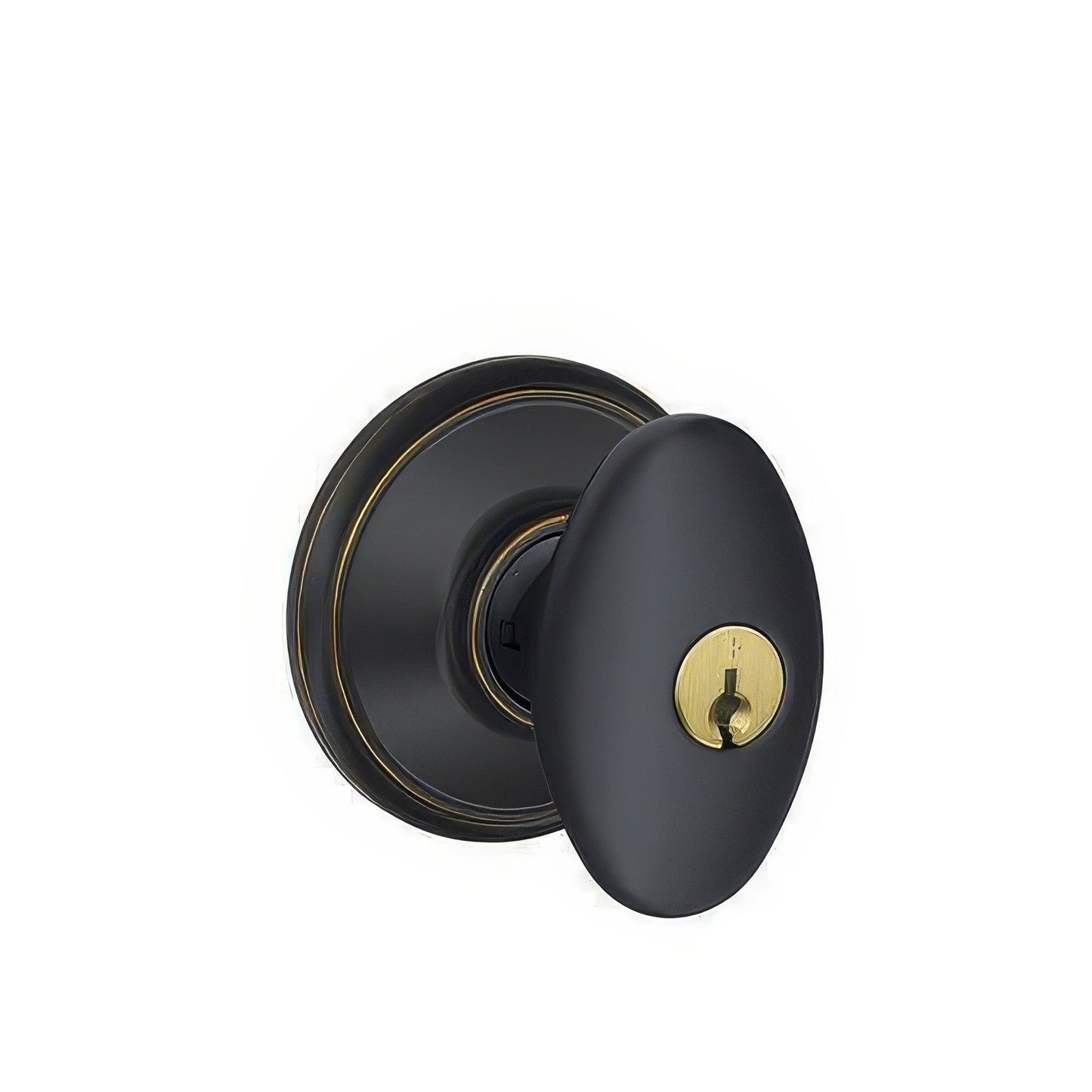 Schlage F51A-SIE F-Series Siena Single Cylinder Panic Proof Keyed Entry Door Knob.