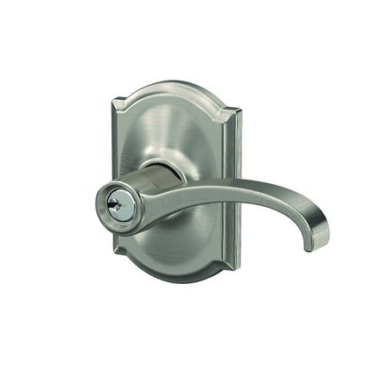 Schlage F51AWIT-CAM Whitney with Camelot Rose Keyed Entry Door Lever.