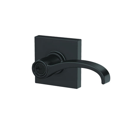 Schlage F51AWIT-COL Whitney with Collins Rose Keyed Entry Door Lever.