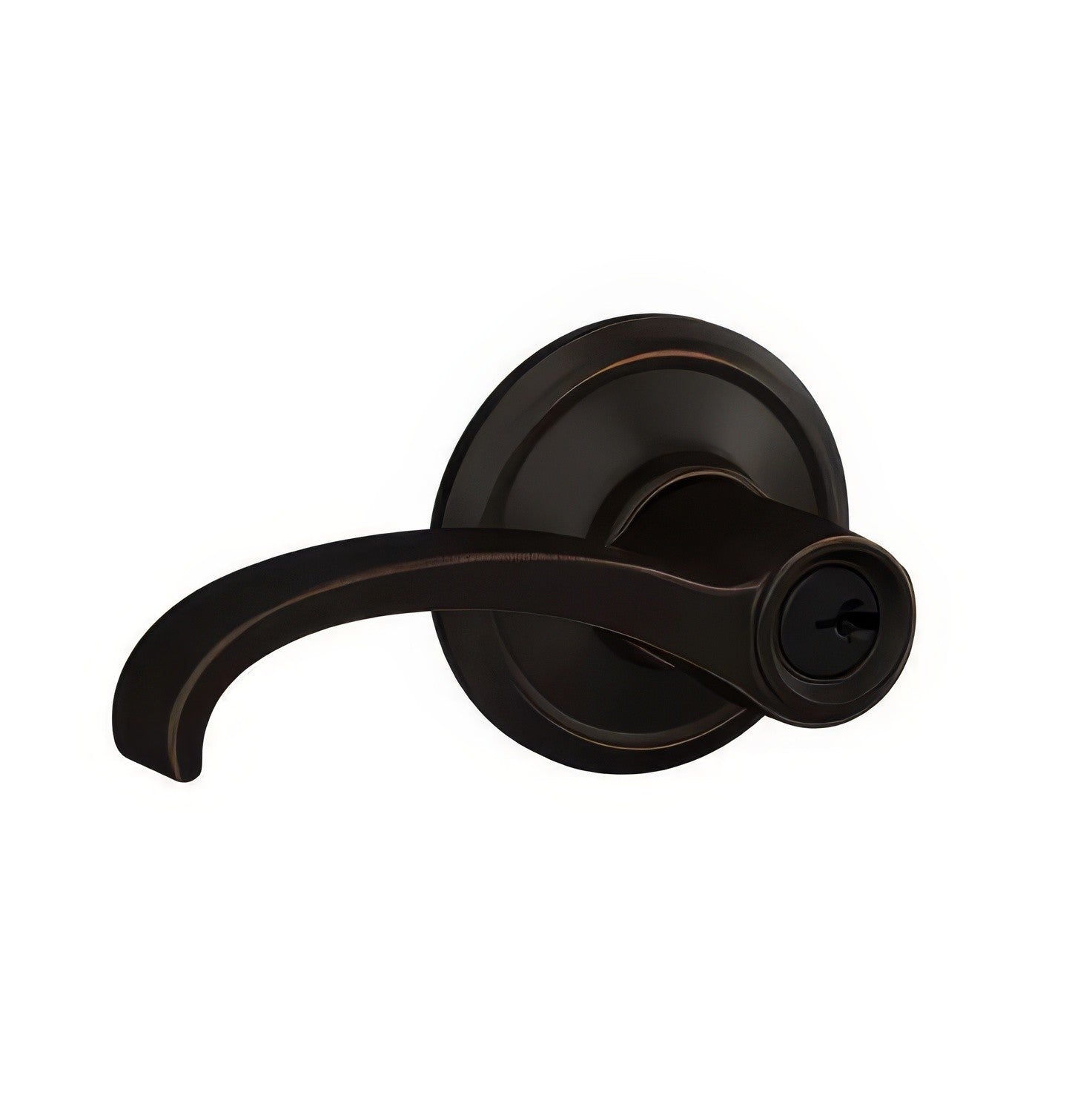 Schlage F51AWIT-ALD Whitney with Alden Rose Keyed Entry Door Lever.