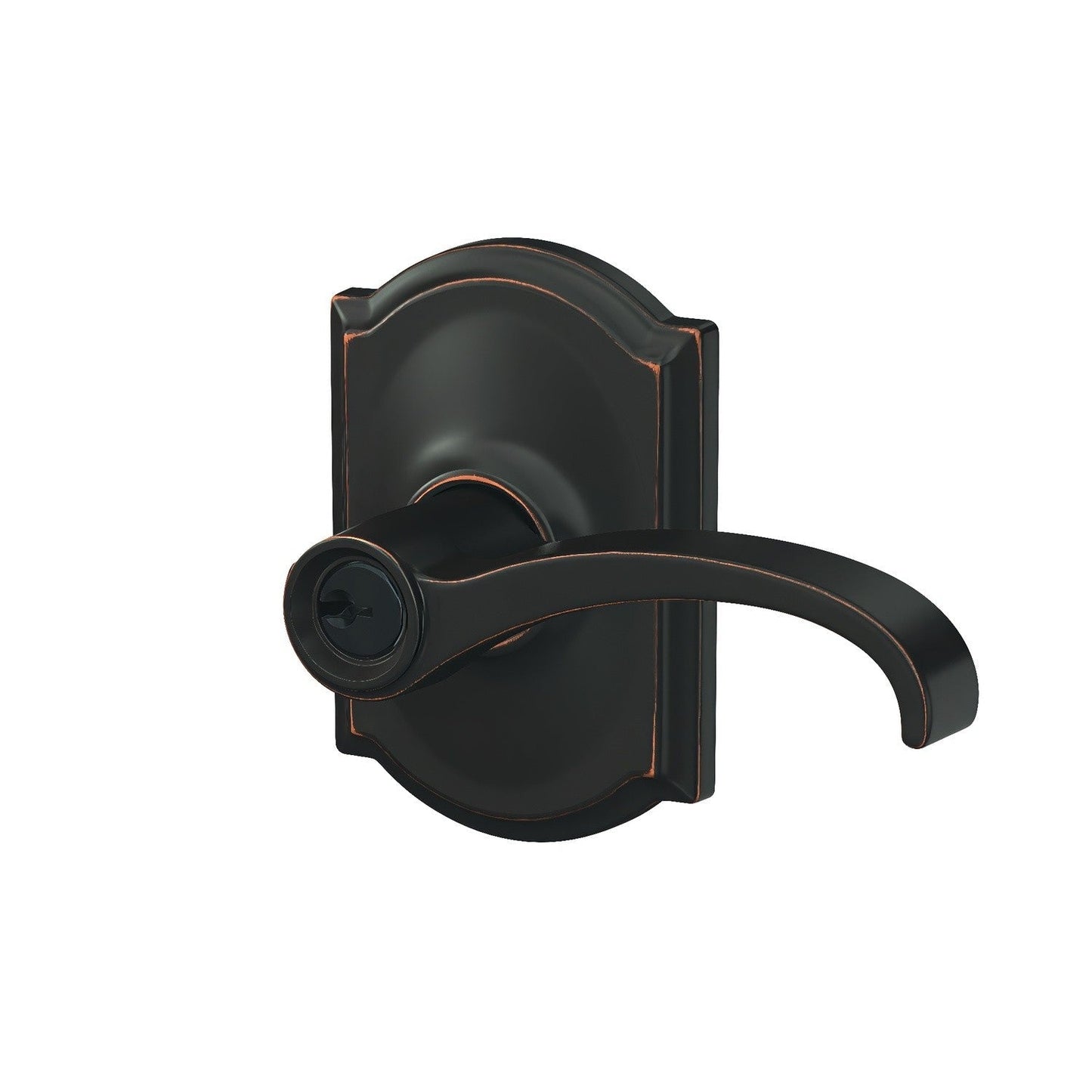 Schlage F51AWIT-CAM Whitney with Camelot Rose Keyed Entry Door Lever
