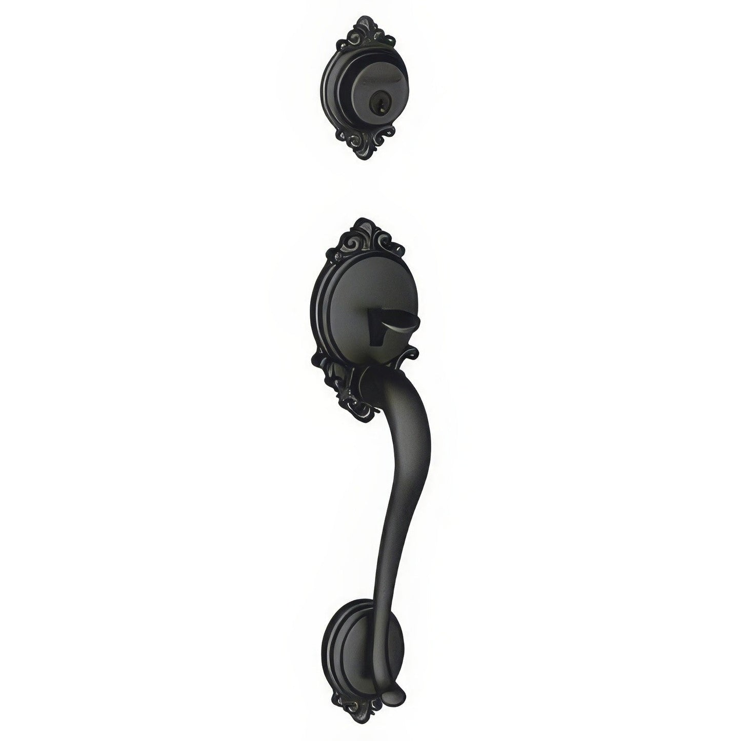 Schlage F58-BRK Brookshire Single Cylinder Handleset Trim Pack
