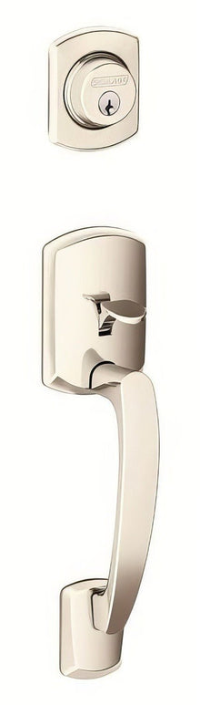 Schlage F58GRW Greenwich Single Cylinder Handleset Only