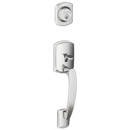 Schlage F58GRW Greenwich Single Cylinder Handleset Only
