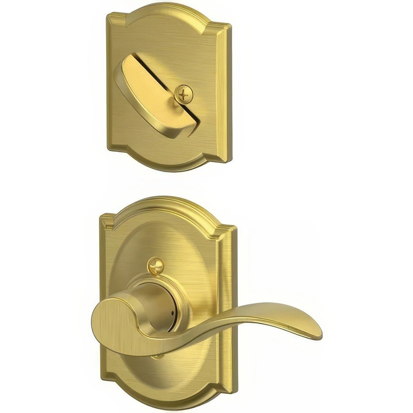 Schlage F59-ACC-CAM-LH F-Series Accent Lever Single Cylinder Left Hand Interior Trim Pack