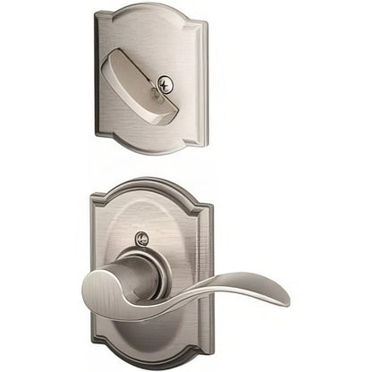 Schlage F59-ACC-CAM-LH F-Series Accent Lever Single Cylinder Left Hand Interior Trim Pack