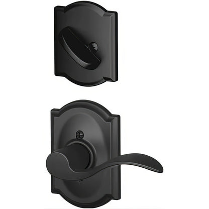 Schlage F59-ACC-CAM-LH F-Series Accent Lever Single Cylinder Left Hand Interior Trim Pack