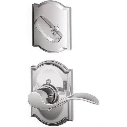 Schlage F59-ACC-CAM-LH F-Series Accent Lever Single Cylinder Left Hand Interior Trim Pack