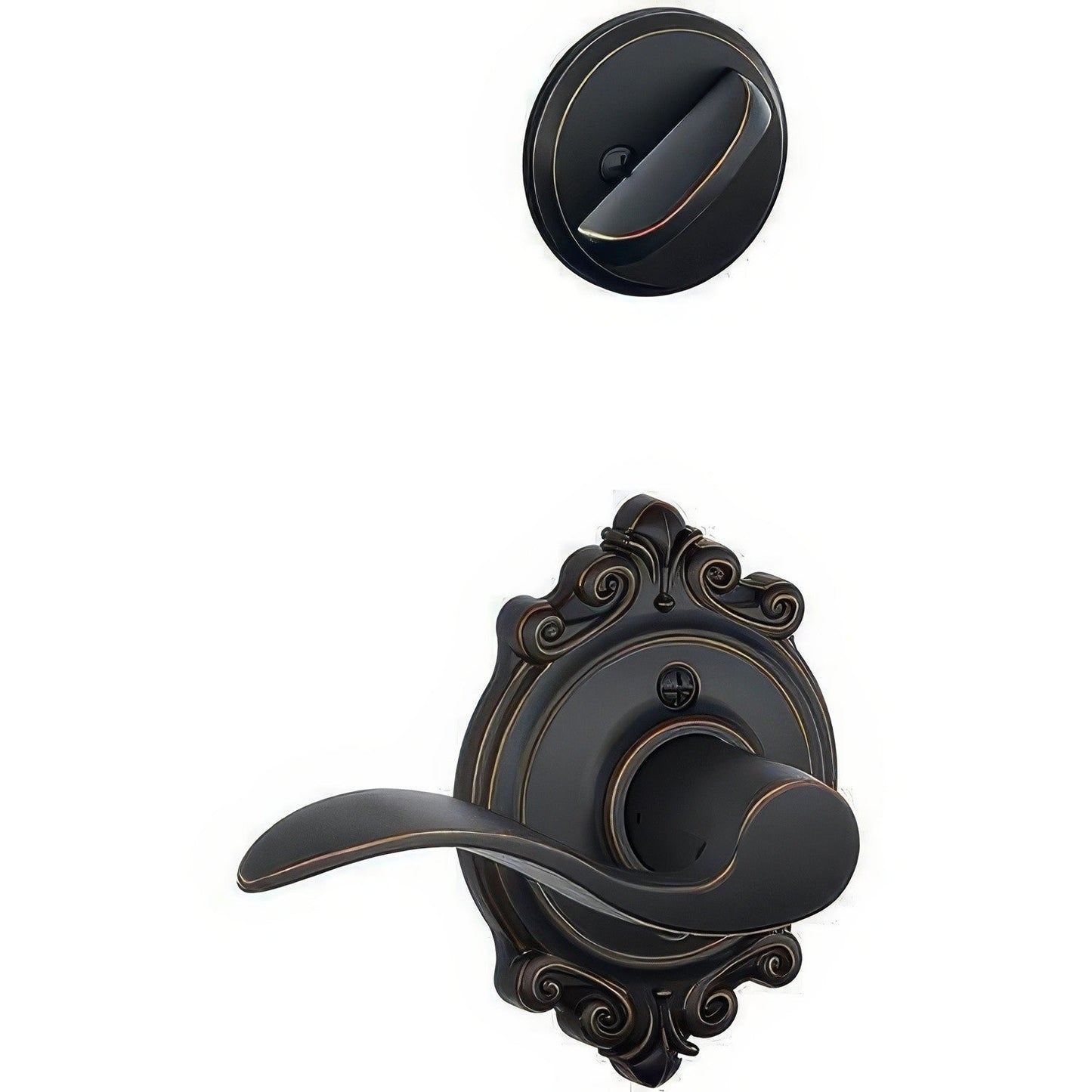 Schlage F59-ACC-BRK-RH F-Series Accent Right Hand Interior Pack Lever