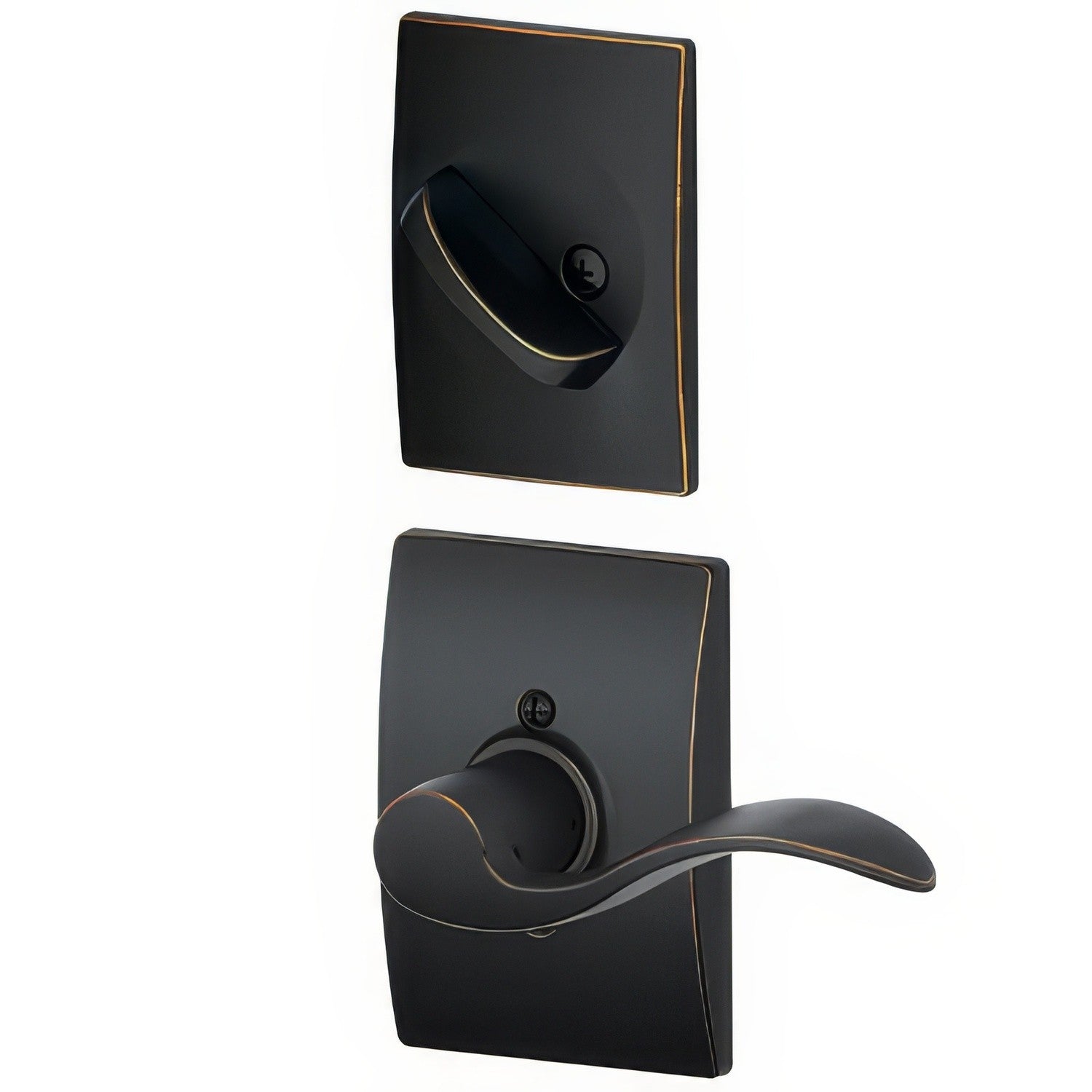 Schlage F59-ACC-CEN-LH F-Series Accent Left Hand Dummy Interior Pack