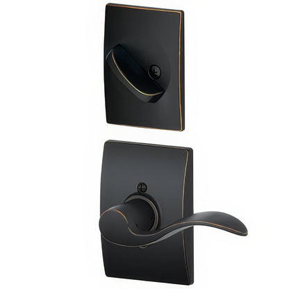 Schlage F59-ACC-CEN-LH F-Series Accent Left Hand Dummy Interior Pack